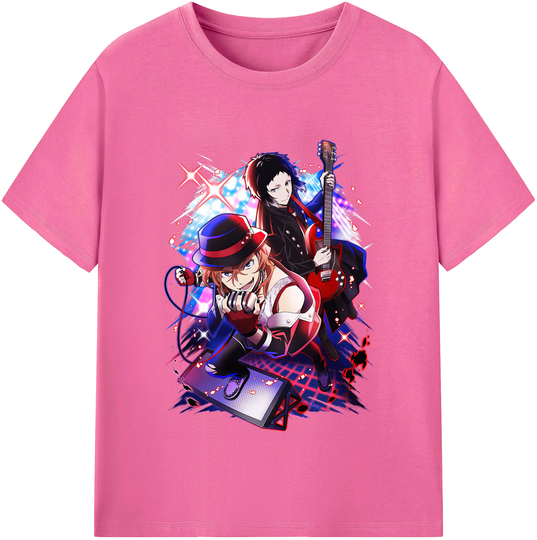 （画像用） 文豪ストレイドッグス Bungo Stray Dogs レディースカジュアルプリントTシャツ（綿100％）